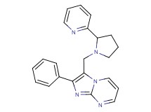 2-phenyl-3-{[2-(2-pyridinyl)-1-pyrrolidinyl]methyl}imidazo[1,2-a]pyrimidine