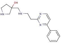 3-({[2-(4-phenyl-2-pyrimidinyl)ethyl]amino}methyl)-3-pyrrolidinol dihydrochloride