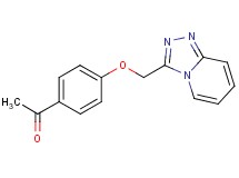 1-[4-([1,2,4]triazolo[4,3-a]pyridin-3-ylmethoxy)phenyl]ethanone