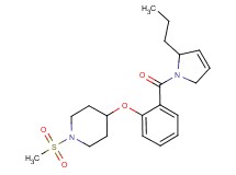 1-(methylsulfonyl)-4-{2-[(2-propyl-2,5-dihydro-1H-pyrrol-1-yl)carbonyl]phenoxy}piperidine