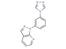 1-[3-(4H-1,2,4-triazol-4-yl)phenyl]-1H-pyrazolo[3,4-b]pyridine