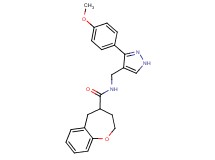 N-{[3-(4-methoxyphenyl)-1H-pyrazol-4-yl]methyl}-2,3,4,5-tetrahydro-1-benzoxepine-4-carboxamide