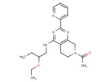 7-acetyl-N-(2-ethoxybutyl)-2-pyridin-2-yl-5,6,7,8-tetrahydropyrido[3,4-d]pyrimidin-4-amine