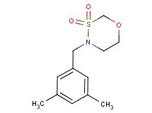 4-(3,5-dimethylbenzyl)-1,3,4-oxathiazinane 3,3-dioxide