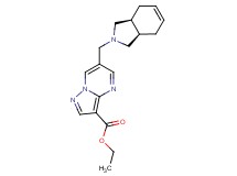 ethyl 6-[(3aR*,7aS*)-1,3,3a,4,7,7a-hexahydro-2H-isoindol-2-ylmethyl]pyrazolo[1,5-a]pyrimidine-3-carboxylate