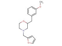 4-(2-furylmethyl)-2-(3-methoxybenzyl)morpholine