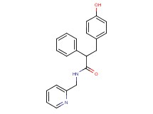 3-(4-hydroxyphenyl)-2-phenyl-N-(pyridin-2-ylmethyl)propanamide