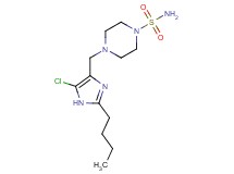 4-[(2-butyl-5-chloro-1H-imidazol-4-yl)methyl]piperazine-1-sulfonamide