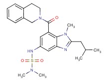 N'-[7-(3,4-dihydro-2(1H)-isoquinolinylcarbonyl)-2-isobutyl-1-methyl-1H-benzimidazol-5-yl]-N,N-dimethylsulfamide