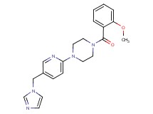 1-[5-(1H-imidazol-1-ylmethyl)-2-pyridinyl]-4-(2-methoxybenzoyl)piperazine