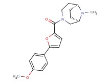 (1R*,6S*)-3-[5-(4-methoxyphenyl)-2-furoyl]-9-methyl-3,9-diazabicyclo[4.2.1]nonane