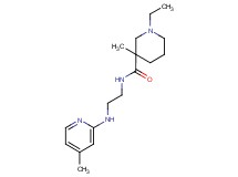 1-ethyl-3-methyl-N-{2-[(4-methylpyridin-2-yl)amino]ethyl}piperidine-3-carboxamide