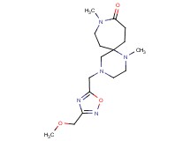 4-{[3-(methoxymethyl)-1,2,4-oxadiazol-5-yl]methyl}-1,9-dimethyl-1,4,9-triazaspiro[5.6]dodecan-10-one