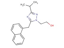 2-[3-isopropyl-5-(1-naphthylmethyl)-1H-1,2,4-triazol-1-yl]ethanol