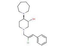 (3R*,4R*)-4-(1-azepanyl)-1-[(2Z)-2-chloro-3-phenyl-2-propen-1-yl]-3-piperidinol