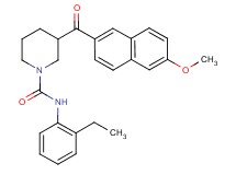 N-(2-ethylphenyl)-3-(6-methoxy-2-naphthoyl)-1-piperidinecarboxamide