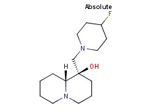 (1R,9aR)-1-[(4-fluoropiperidin-1-yl)methyl]octahydro-2H-quinolizin-1-ol