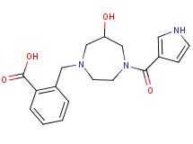 2-{[6-hydroxy-4-(1H-pyrrol-3-ylcarbonyl)-1,4-diazepan-1-yl]methyl}benzoic acid