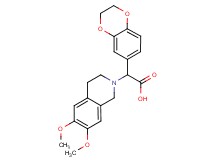 2,3-dihydro-1,4-benzodioxin-6-yl(6,7-dimethoxy-3,4-dihydroisoquinolin-2(1H)-yl)acetic acid