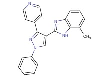 7-methyl-2-(1-phenyl-3-pyridin-4-yl-1H-pyrazol-4-yl)-1H-benzimidazole