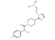 2-(4-{1-[2-(dimethylamino)ethyl]-1H-imidazol-2-yl}piperidin-1-yl)-1-(4-fluorophenyl)-2-oxoethanol