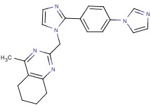 2-({2-[4-(1H-imidazol-1-yl)phenyl]-1H-imidazol-1-yl}methyl)-4-methyl-5,6,7,8-tetrahydroquinazoline