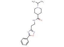 1-isopropyl-N-[2-(5-phenyl-1,2,4-oxadiazol-3-yl)ethyl]-4-piperidinecarboxamide