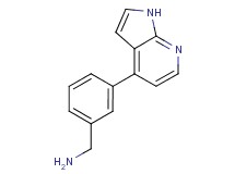 1-[3-(1H-pyrrolo[2,3-b]pyridin-4-yl)phenyl]methanamine