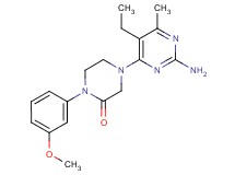4-(2-amino-5-ethyl-6-methylpyrimidin-4-yl)-1-(3-methoxyphenyl)piperazin-2-one