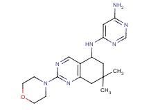 N-(7,7-dimethyl-2-morpholin-4-yl-5,6,7,8-tetrahydroquinazolin-5-yl)pyrimidine-4,6-diamine