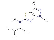 N-(1,2-dimethylpropyl)-N,1,3-trimethyl-1H-pyrazolo[3,4-d][1,3]thiazol-5-amine
