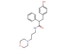 3-(4-hydroxyphenyl)-N-(3-morpholin-4-ylpropyl)-2-phenylpropanamide