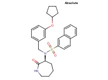 N-[3-(cyclopentyloxy)benzyl]-N-[(3S)-2-oxo-3-azepanyl]-2-naphthalenesulfonamide
