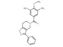 5-(4-methoxy-3,5-dimethylbenzoyl)-3-phenyl-4,5,6,7-tetrahydroisoxazolo[4,5-c]pyridine
