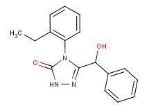 4-(2-ethylphenyl)-5-[hydroxy(phenyl)methyl]-2,4-dihydro-3H-1,2,4-triazol-3-one