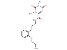 1,3-dimethyl-2,6-dioxo-N-[3-(2-propoxyphenyl)propyl]-1,2,3,6-tetrahydropyrimidine-4-carboxamide
