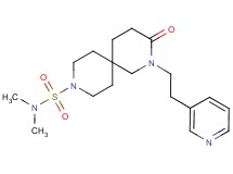 N,N-dimethyl-3-oxo-2-(2-pyridin-3-ylethyl)-2,9-diazaspiro[5.5]undecane-9-sulfonamide