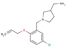 ({1-[2-(allyloxy)-5-chlorobenzyl]-3-pyrrolidinyl}methyl)amine dihydrochloride