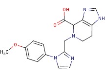 5-{[1-(4-methoxyphenyl)-1H-imidazol-2-yl]methyl}-4,5,6,7-tetrahydro-1H-imidazo[4,5-c]pyridine-4-carboxylic acid