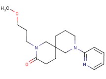 2-(3-methoxypropyl)-8-(2-pyridinyl)-2,8-diazaspiro[5.5]undecan-3-one