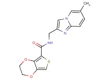 N-[(6-methylimidazo[1,2-a]pyridin-2-yl)methyl]-2,3-dihydrothieno[3,4-b][1,4]dioxine-5-carboxamide