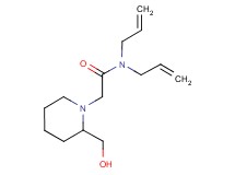 N,N-diallyl-2-[2-(hydroxymethyl)piperidin-1-yl]acetamide