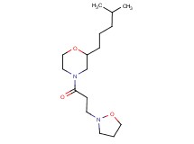 4-[3-(2-isoxazolidinyl)propanoyl]-2-(4-methylpentyl)morpholine
