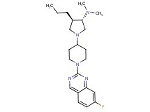 (3S*,4R*)-1-[1-(7-fluoroquinazolin-2-yl)piperidin-4-yl]-N,N-dimethyl-4-propylpyrrolidin-3-amine