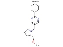 2-cyclohexyl-5-{[(2S)-2-(methoxymethyl)pyrrolidin-1-yl]methyl}pyrimidine