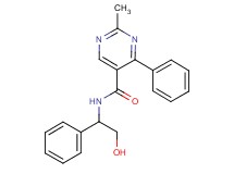 N-(2-hydroxy-1-phenylethyl)-2-methyl-4-phenylpyrimidine-5-carboxamide