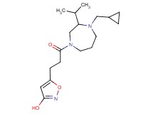 5-{3-[4-(cyclopropylmethyl)-3-isopropyl-1,4-diazepan-1-yl]-3-oxopropyl}isoxazol-3-ol