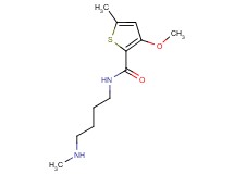 3-methoxy-5-methyl-N-[4-(methylamino)butyl]thiophene-2-carboxamide