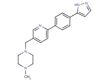 1-methyl-4-({6-[4-(1H-pyrazol-5-yl)phenyl]pyridin-3-yl}methyl)piperazine