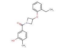 5-{[3-(2-ethylphenoxy)-1-azetidinyl]carbonyl}-2-methylphenol